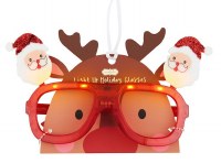 LED Santa Eye Glasses by Mud Pie