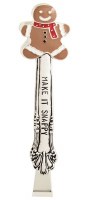 6" Gingerbread Man Tongs by Mud Pie