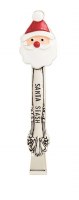 6" Santa Head Tongs by Mud Pie