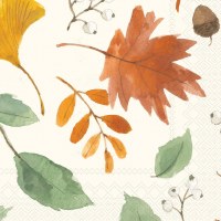 5" Square Harvest Leaves Fall & Thanksgiving Beverage Napkins