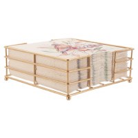 Gold Metro Lunch Napkin Holder