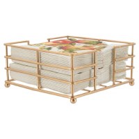 Gold Metro Beverage Napkin Holder