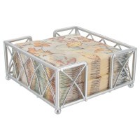 Silver Arches Beverage Napkin Holder