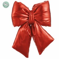 9" x 14" Red Fabric Clip Bow Decoration