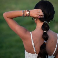 Set of Five Medium "Journey" Hair Tie/Bracelets