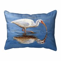 16" x 20" Ibis Wading Decorative Coastal indoor/Outdoor Pillow