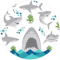 6" Shark Silicone Jar Opener