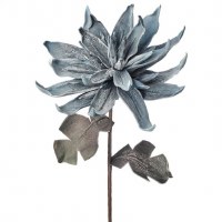 30" Faux Green and Blue Foam Flower