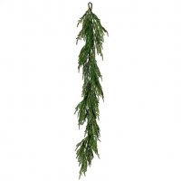 60" Faux Sage Norfolk Pine Garland