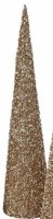 24" Champagne and Gold Cone Christmas Tree
