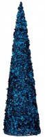 18" Dark Blue Cone Christmas Tree