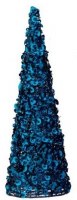 12" Dark Blue Cone Christmas Tree