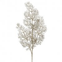 35" Faux Champagne Glitter Pearl Sea Fan