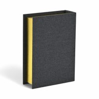 11" x 8" Large Dark Gray Decorative Book Box