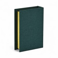 9" x 6" Small Dark Green Decorative Book Box