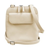 9" x 8" Stone North South Flap Pocket Crosbody Bag