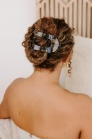 Large Tortoise Flat Round Hair Clip
