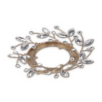 3" Opening Gold Bling Candle Ring