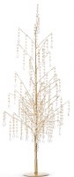 30" Gold and Faux Pearl Drip Tree