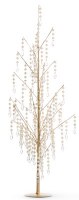 25" Gold and Faux Pearl Drip Tree