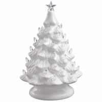 12" LED White Ceramic Tree