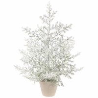 23" Faux Snow Berry Tree in a White Pot