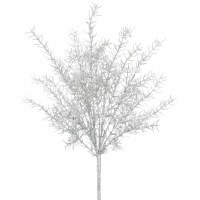 18" Faux Silver Pine Bush