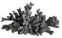 13" Faux Gray Coral Polyresin Figurine