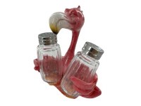 5" Flamingo Holding Salt & Pepper Shakers