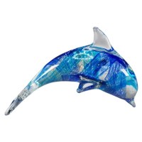 7" Glass Dolphin