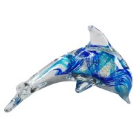 4.5" Glass Dolphin