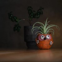 3" Hootie the Great Horn Owl Planter