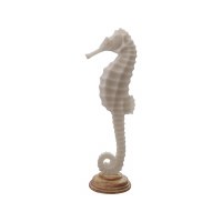Large Sand Polyresin Seahorse Statue