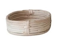 6" x 8" Oval Natural Rattan Basket