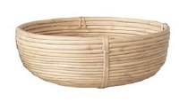 10" Round Natural Rattan Basket