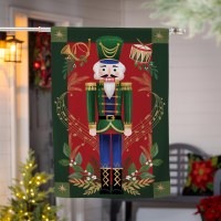 44" x 28" Two Sided Nutcracker Christmas Large Flag