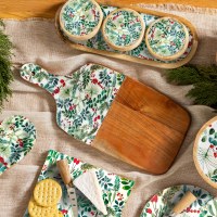 7" x 16" Christmas Greens Serving Board