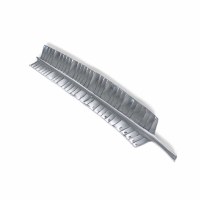 Silver Aluminum Slim Leaf Serving Tray