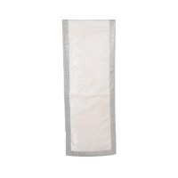 72" White and Silver Bling Edge Christmas Table Runner
