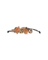 Brown Wood Woven Sea Turtle Bracelet