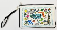 "Sanibel Island Florida" Icons Coastal Wristlet