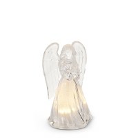 4" LED Clear Angel Statue