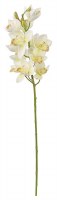 30" Faux White Cymbidium Orchid Spray 30" Faux White Cymbidium Orchid Spray