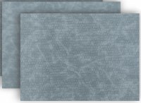 12" x 18" Blue Sorrento Reversible Vegan Leather Placemat