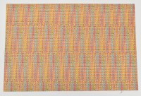 12" x 18" Multicolor Tweed Reversible Vegan Leather Placemat
