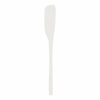 8" White Jar Scraper Spatula