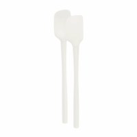 Set of Two Mini White Spatula and Spoonula