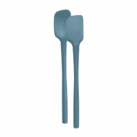 Set of Two Mini Slate Blue Spatula and Spoonula