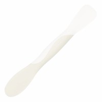 11" Beige and White Scoop Spreader