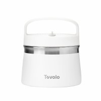 1 Quart White Stainless Steel Insulated Container